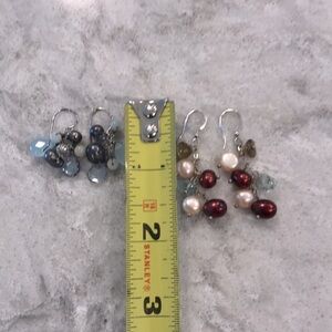 Pair of dangle earrings